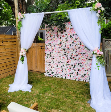 Port Perry Flower Wall Backdrop