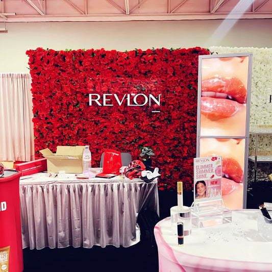 Red Rose Flower Wall