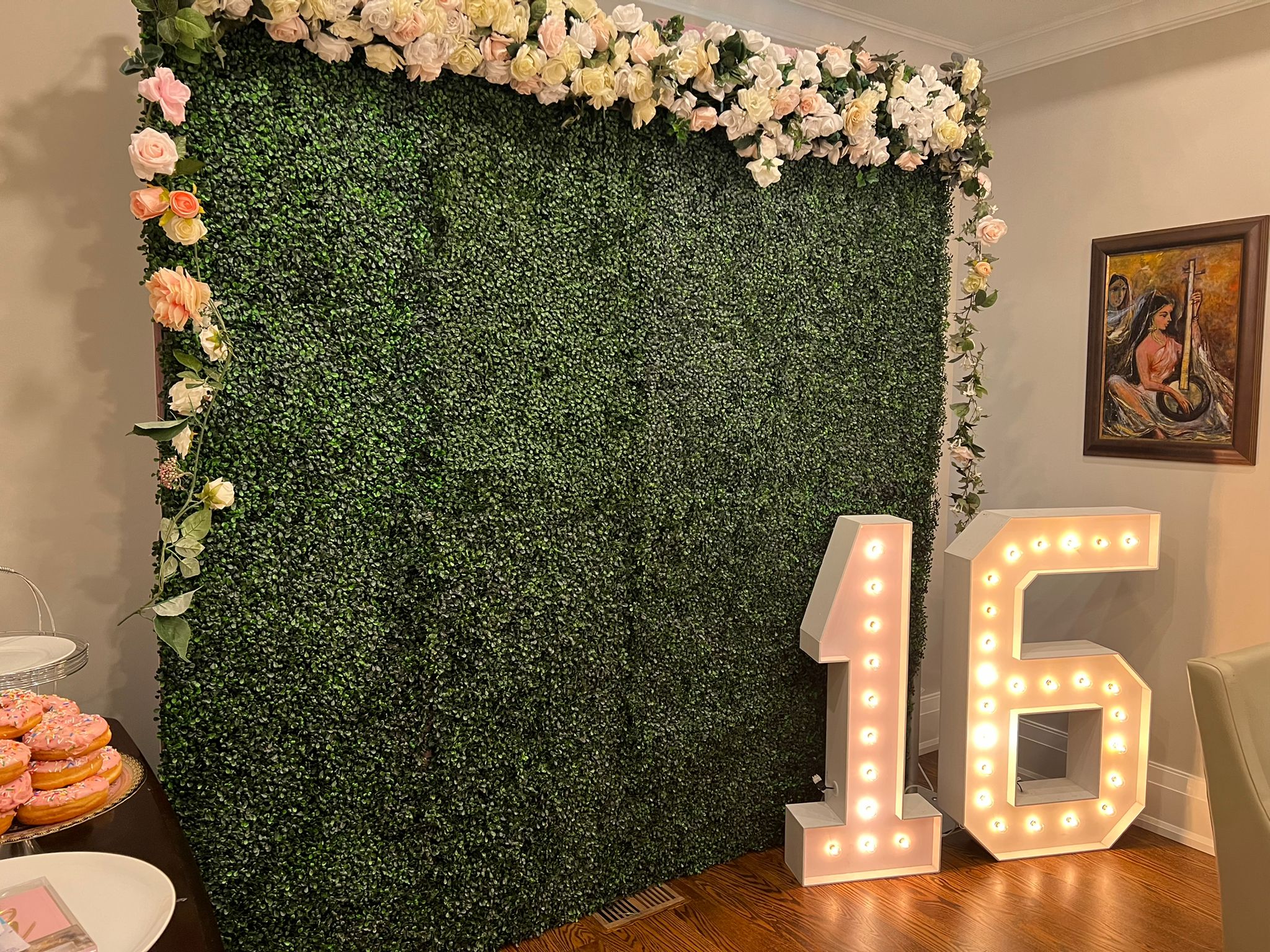 Stratford Flower Wall Backdrop