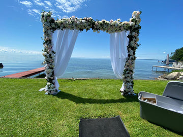 Milton Wedding Flower Arches