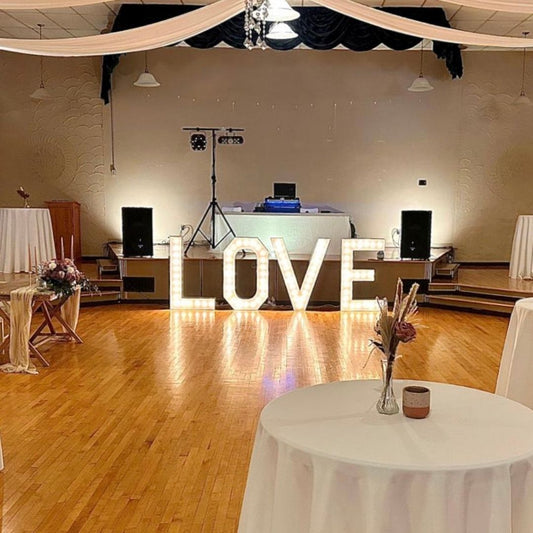 Love Marquee Letters with Lights