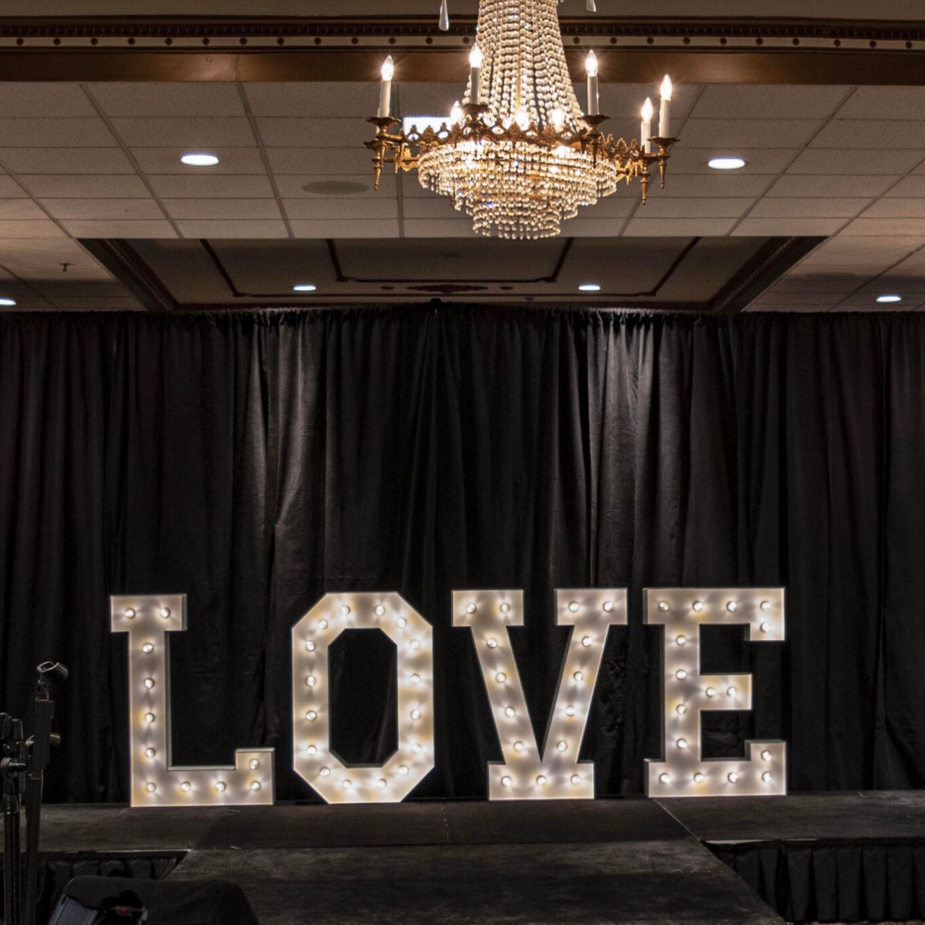 Love Marquee Letters with Lights