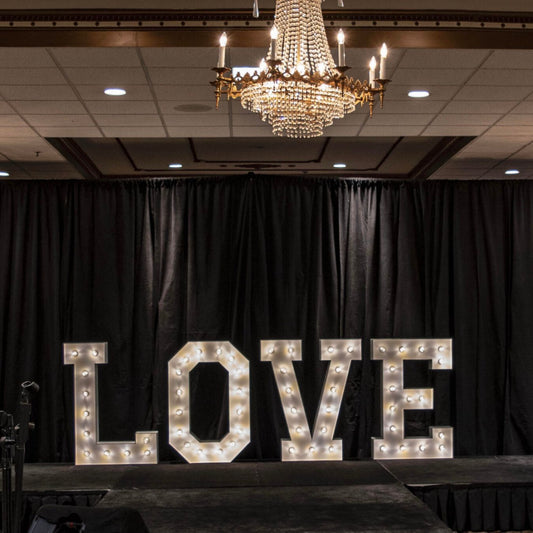 Love Marquee Letters with Lights