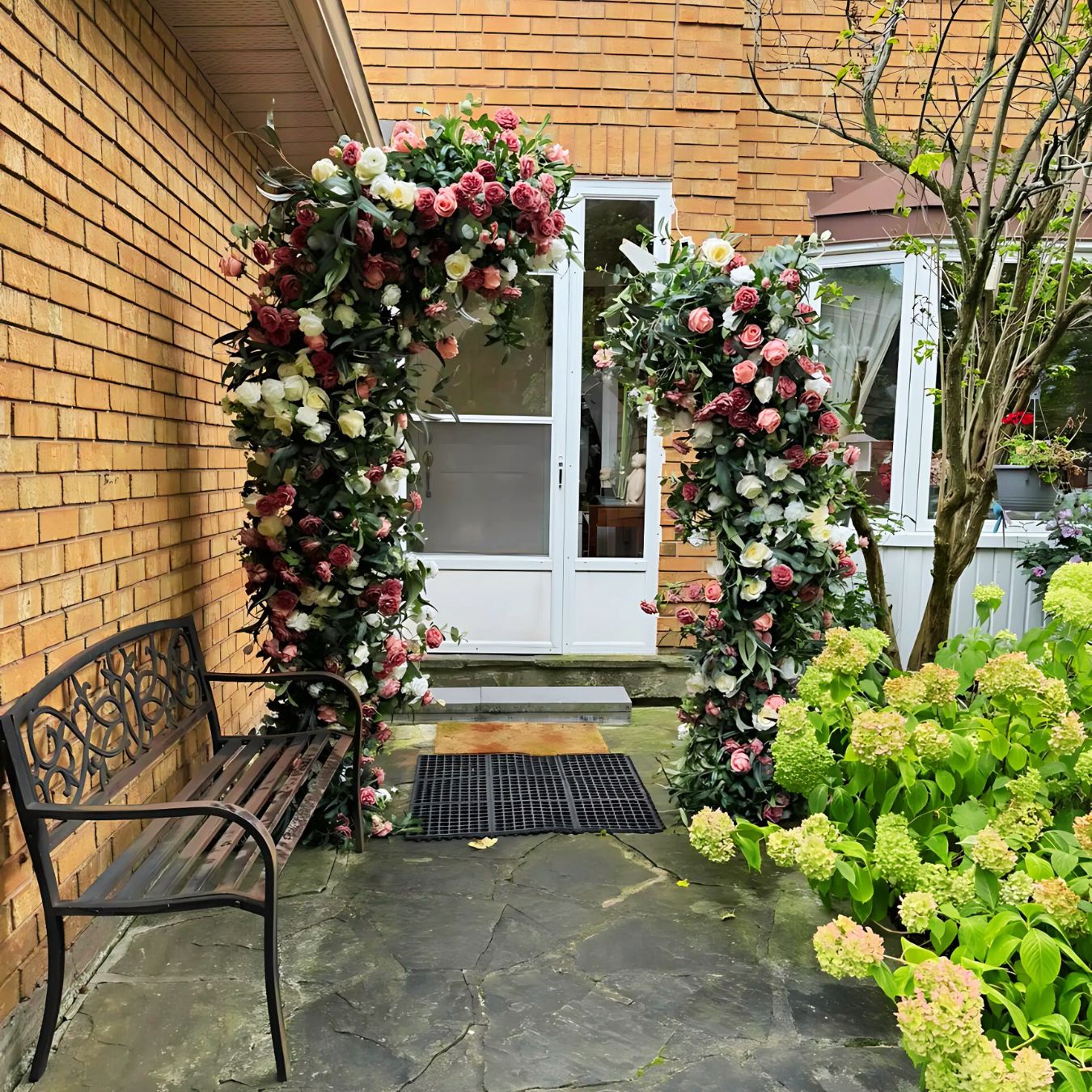 Boho Flower Horn Archway