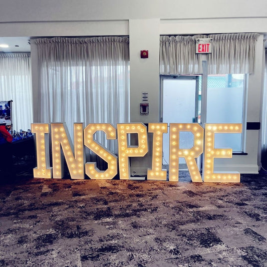 Custom Merquee Letters with Lights