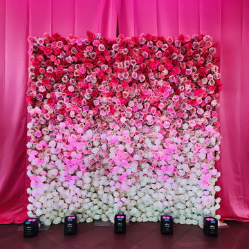Gradient Ombre Flower Wall