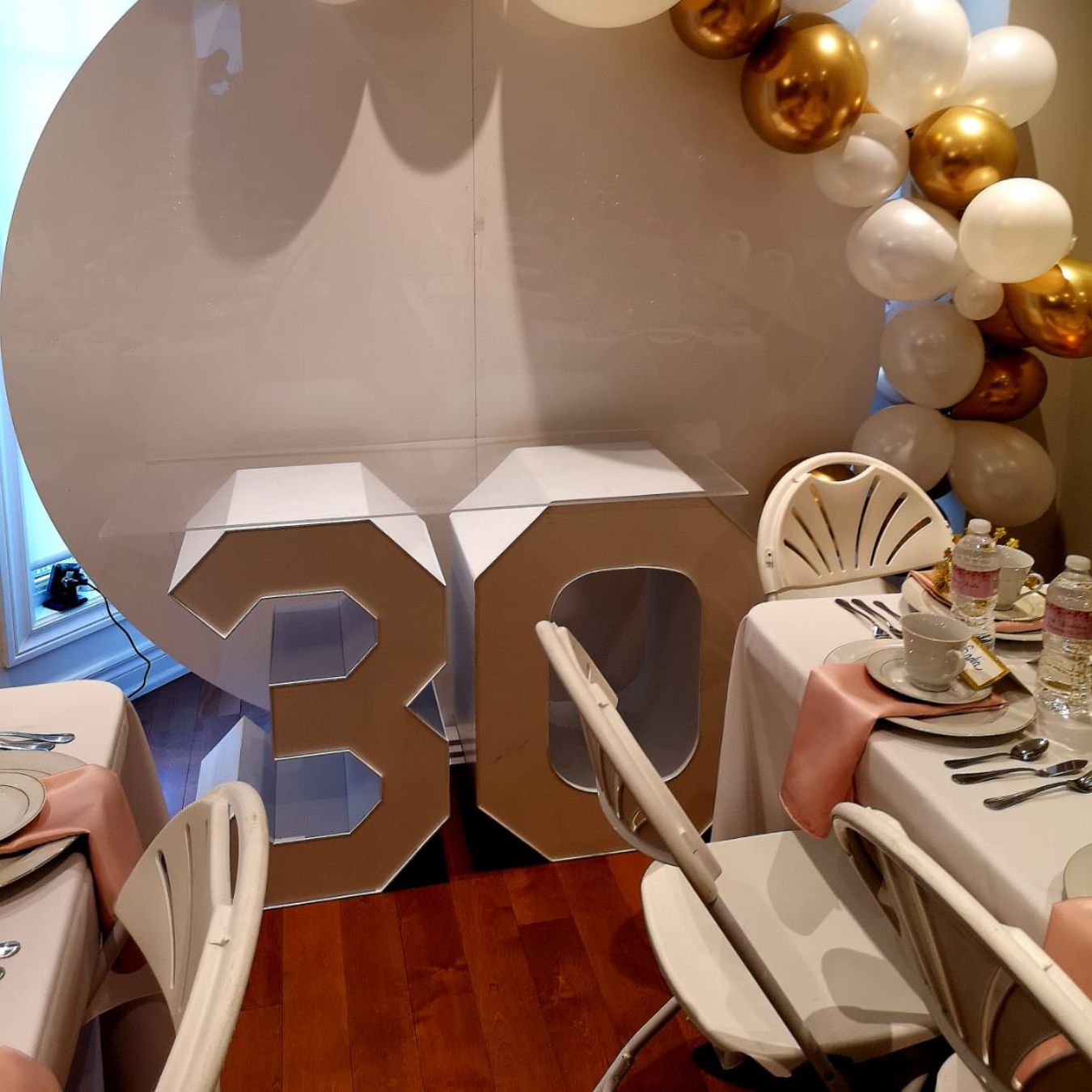 Marquee Block Numbers with Table